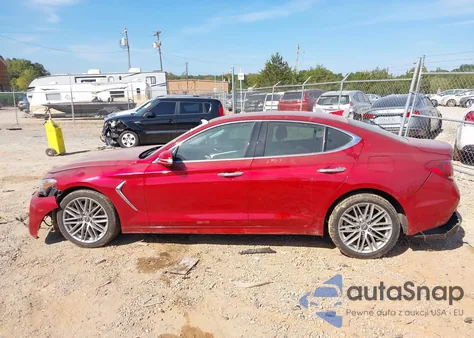 2021 Genesis G70 2.0T Rwd из США, поврежденный, VIN KMTG64LAXMU076561